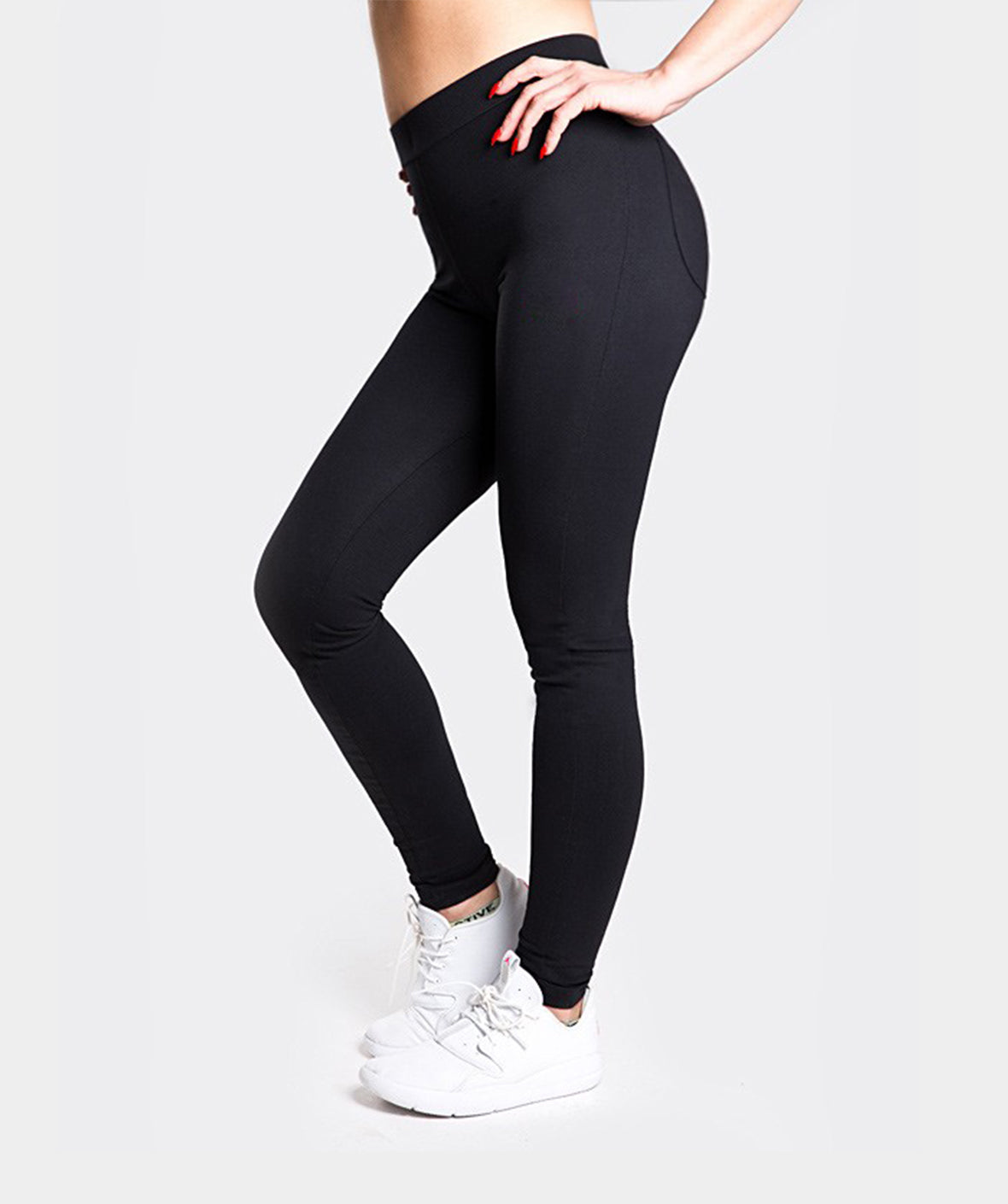 Gymify Fit Leggings - Charcoal Pink